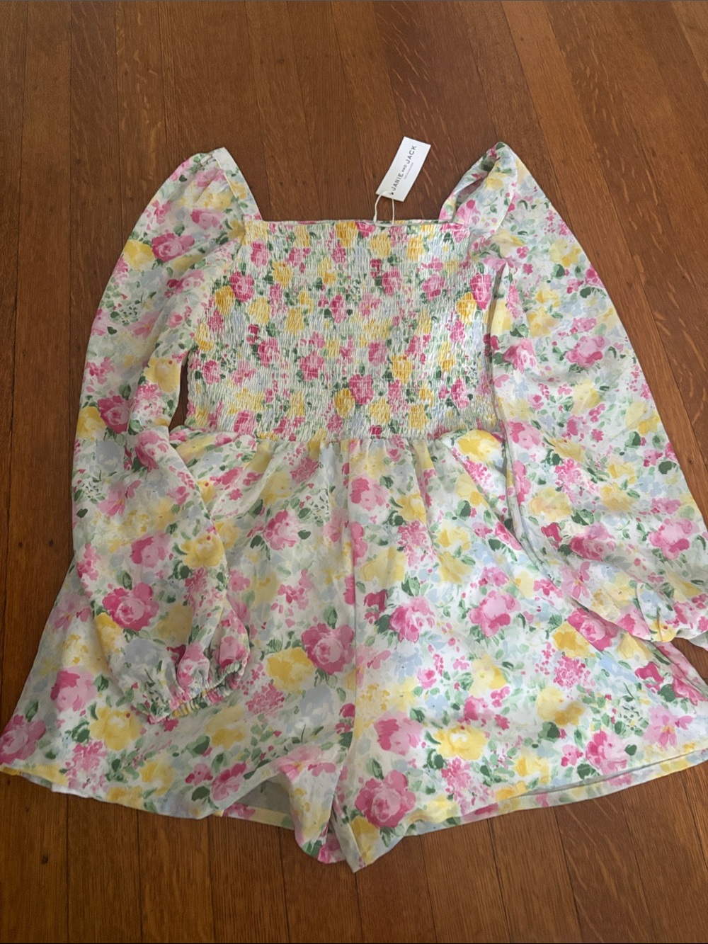 Janie and Jack girls romper NWT